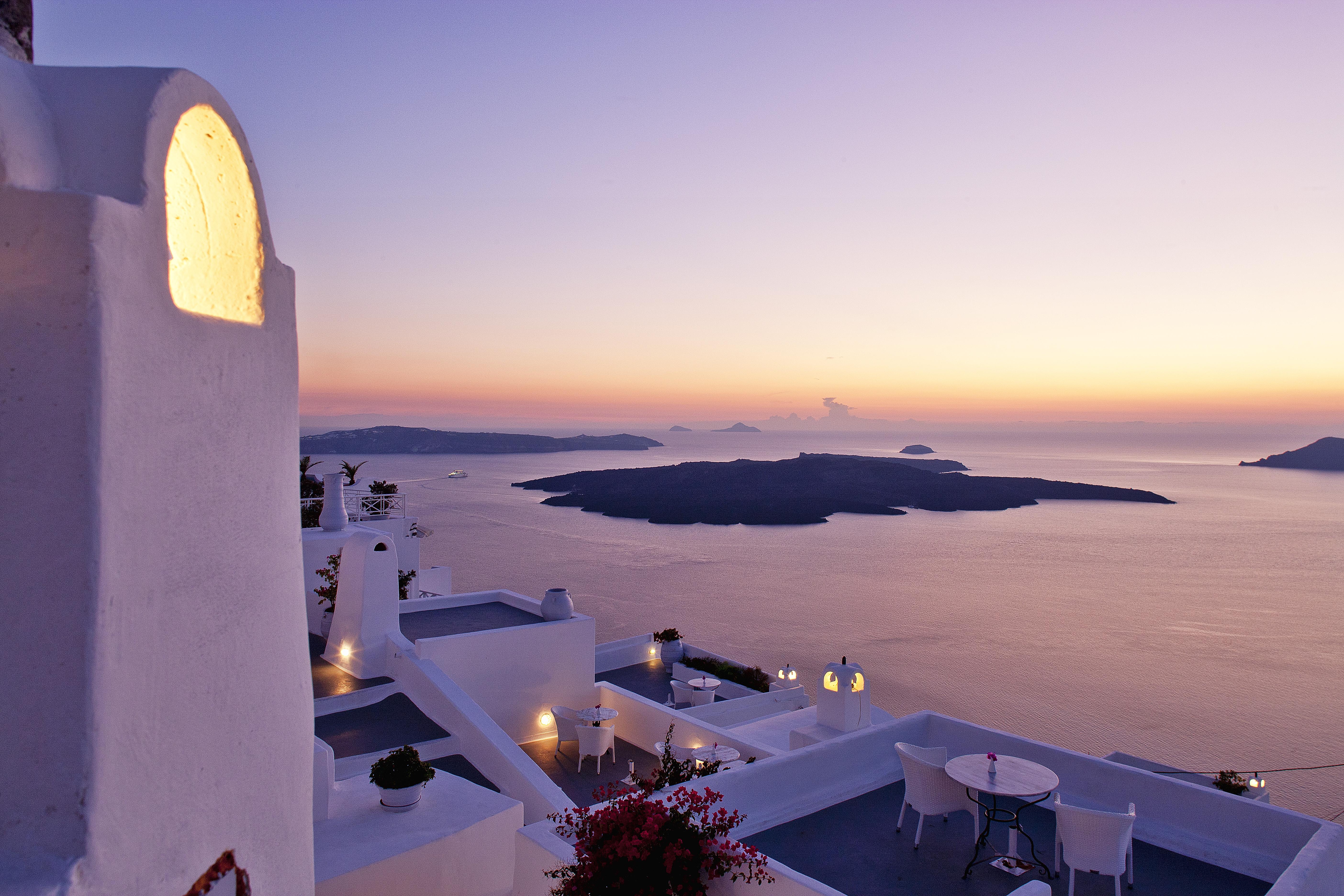 Cliff Side Suites Fira  Exterior foto